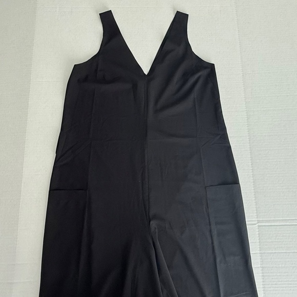 Athleta Sarasota Black Wide Leg Sleeveless Jumpsuit - Picture 2 of 12